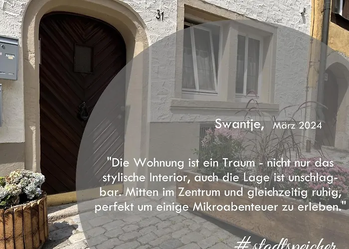 דירה #stadtspeicher - Blauer Stern Mitten In Der Altstadt רוטנבורג אוב דר טאובר